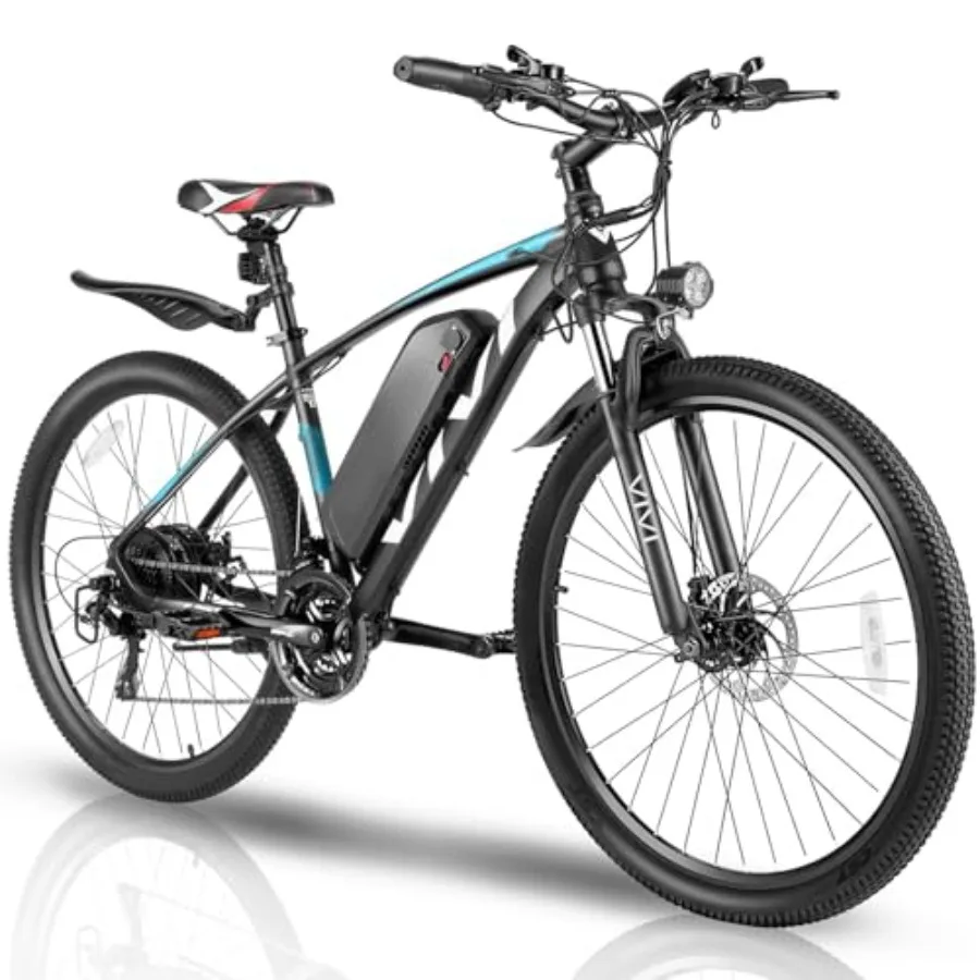 Electric Mountain Bike for Adults: 27.5 aluminum frame black cruise control 500W motor 48V 10.4Ah removable battery 22mph Class
Electric Mountain Bike for Adults: 27.5 aluminum frame black cruise control 500W motor 48V 10.4Ah removable battery 22mph Class