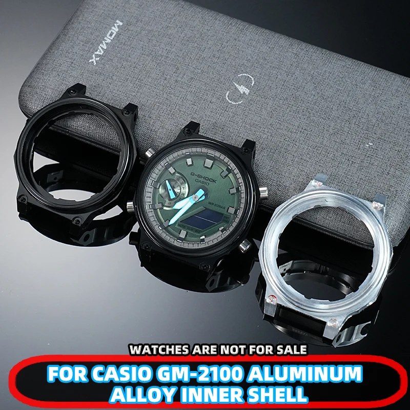 forCasio Metal Octagonal GM-2100 Modified Aluminum Alloy Ultra Light Inner Case Watch Movement Case Accessories Watch Inner Case
forCasio Metal Octagonal GM-2100 Modified Aluminum Alloy Ultra Light Inner Case Watch Movement Case Accessories Watch Inner Case