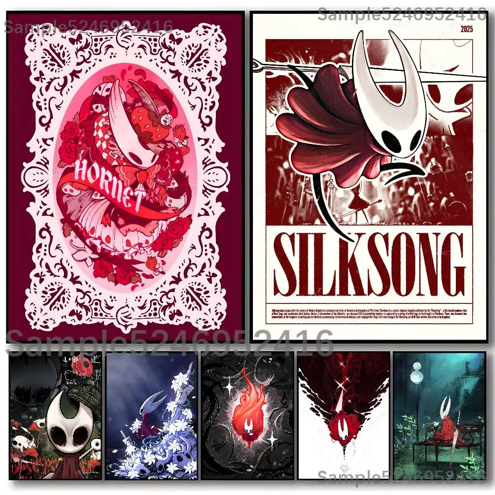 H-Hollow Knight S-Silksong Poster For Wall Prints for Living Room Bedroom Office Home Decoration Gift
H-Hollow Knight S-Silksong Poster For Wall Prints for Living Room Bedroom Office Home Decoration Gift