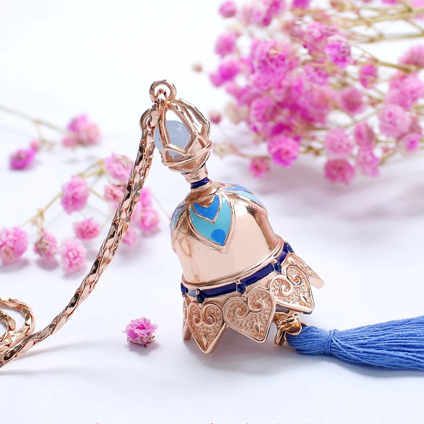Anime Genshin Impact wanderer Balladeer Bell Series Cosplay the same style necklace Impression derivation Britbday gift
Anime Genshin Impact wanderer Balladeer Bell Series Cosplay the same style necklace Impression derivation Britbday gift