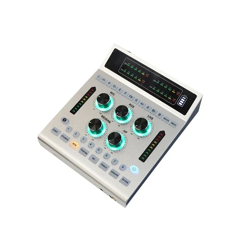 Portable Studio Professional Digital Live Sound Card With 24 Professional Electronic Music Keynotes For Recoding
Portable Studio Professional Digital Live Sound Card With 24 Professional Electronic Music Keynotes For Recoding