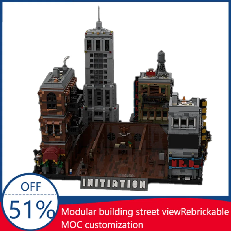 9136 PCS City Street View Architecture Series Building Blocks MOC Custom Puzzle DIY Assembly Educational Creative Model Toy Gift
9136 PCS City Street View Architecture Series Building Blocks MOC Custom Puzzle DIY Assembly Educational Creative Model Toy Gift