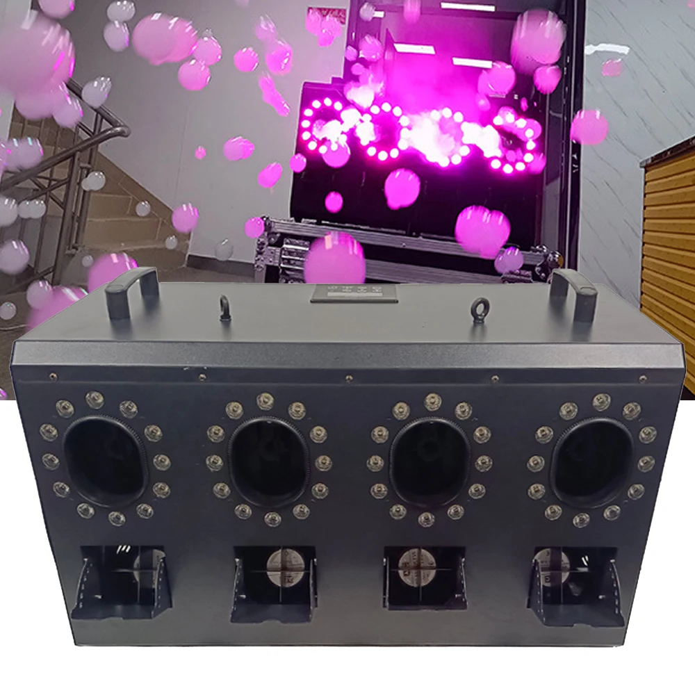 4 Ways LED Bubble Smoke Machine 1500W DMX LED Fogger Bubble Machine Professional Dj Lighting Shows Equipments for Wedding Stage
4 Ways LED Bubble Smoke Machine 1500W DMX LED Fogger Bubble Machine Professional Dj Lighting Shows Equipments for Wedding Stage