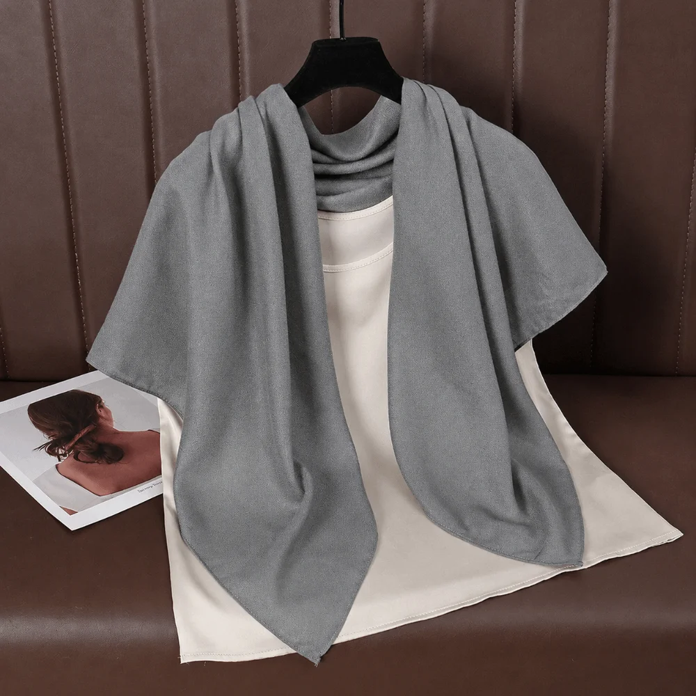Fashion 90x90cm Square Scarves Soft Thin Cotton Linen Headscarf Solid Color Breathable Female's Hijabs Bag Accessories
Fashion 90x90cm Square Scarves Soft Thin Cotton Linen Headscarf Solid Color Breathable Female's Hijabs Bag Accessories