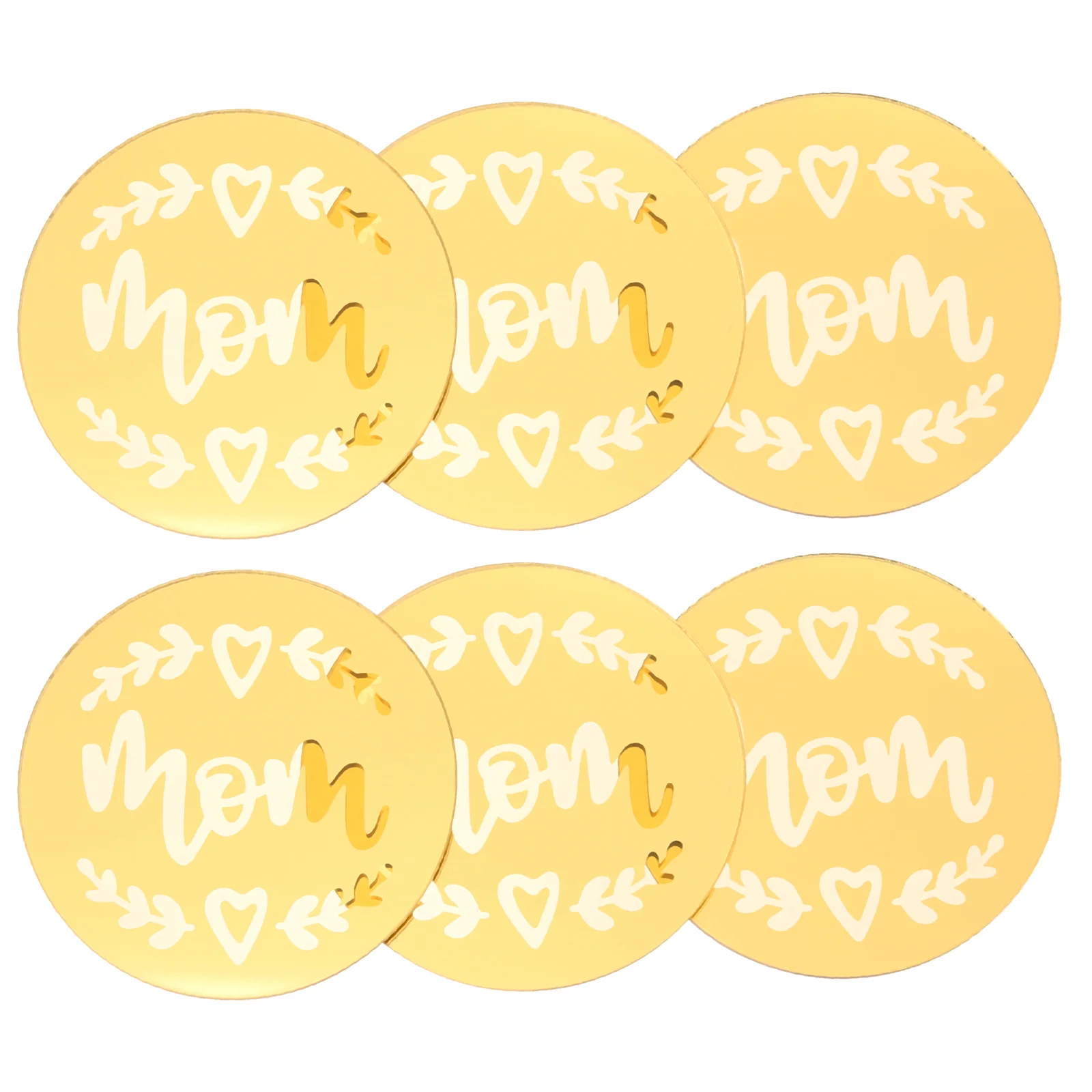 20 Pcs Cake Decorations Attractive Acrylic Cupcake Topper Eye catching Round naments Mother's Day Party Baking Decoration
20 Pcs Cake Decorations Attractive Acrylic Cupcake Topper Eye catching Round naments Mother's Day Party Baking Decoration