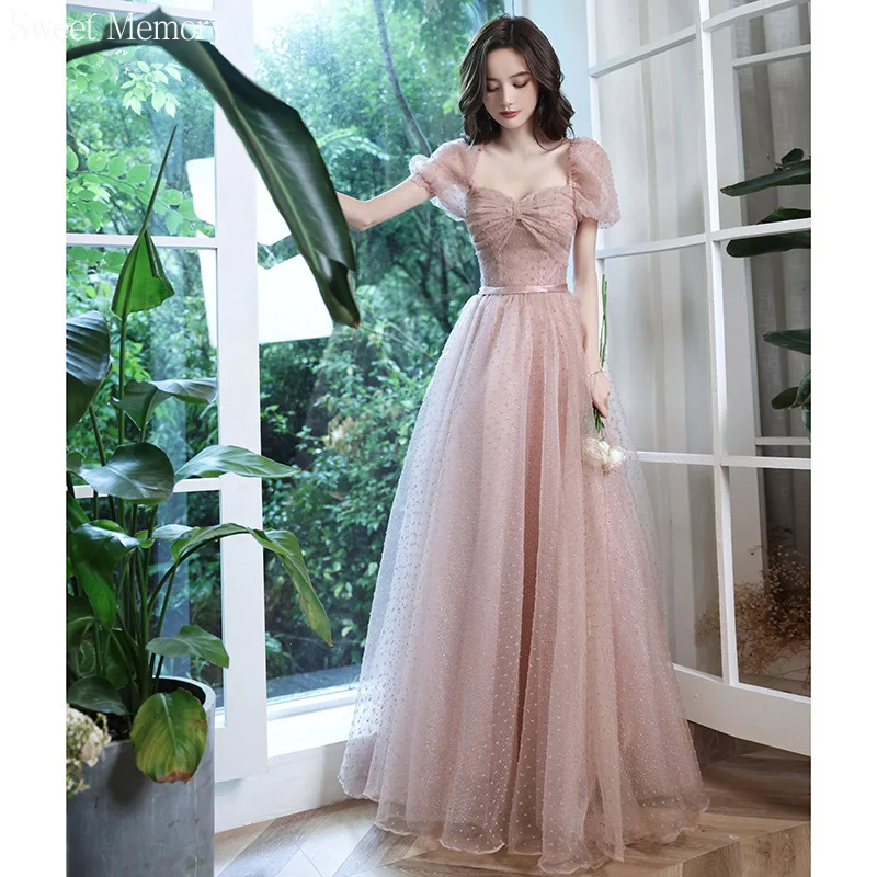 S149 Long Evening Dress Elegant Prom Wedding Party Formal Special Occasion Dresses Short Sleeve Robe De Soiree For Women
S149 Long Evening Dress Elegant Prom Wedding Party Formal Special Occasion Dresses Short Sleeve Robe De Soiree For Women