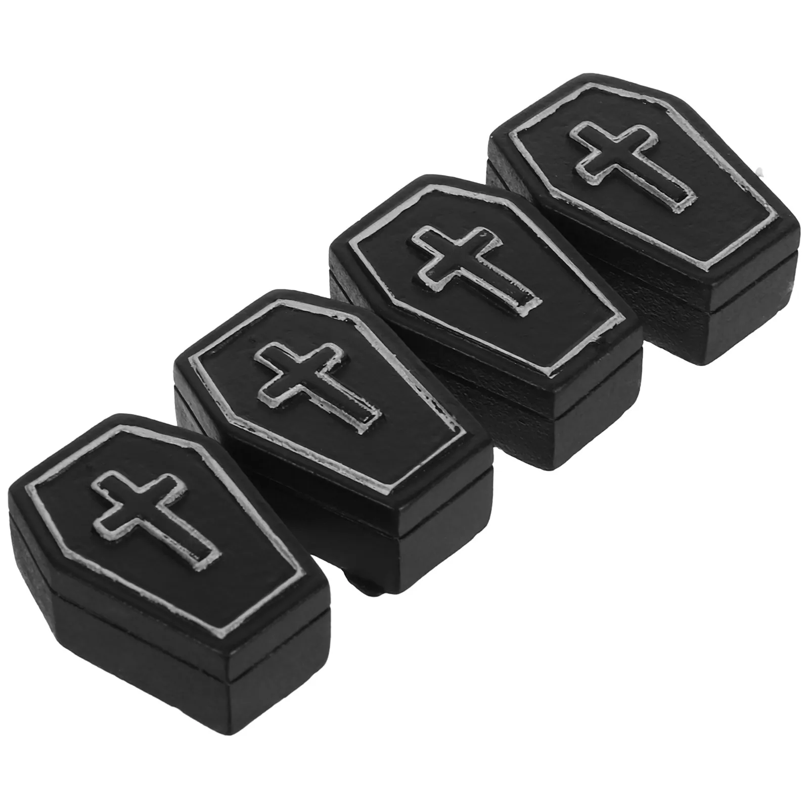 4Pcs Resin Coffin Decorations Intricate Mini Halloween Accessories for Themed Parties Haunted House Desktop Adornments Grave
4Pcs Resin Coffin Decorations Intricate Mini Halloween Accessories for Themed Parties Haunted House Desktop Adornments Grave