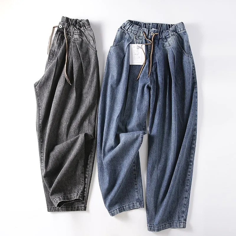 Retro Waed Loose Dad Jeans Harlan Sle Autumn Winter Men's Loose Cabbage Pants mid Waist Other Fabric Other Function
Retro Waed Loose Dad Jeans Harlan Sle Autumn Winter Men's Loose Cabbage Pants mid Waist Other Fabric Other Function