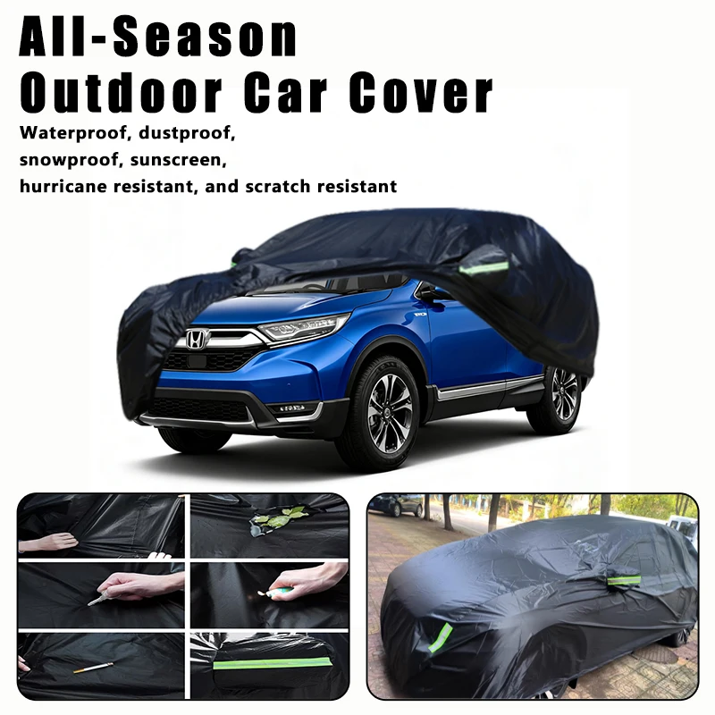 Outdoor Car Cover Waterproof Dustproof UV Sun Protection, Full Car Protector Exterior Accessories For Honda CRV RD RE RM RW RS
Outdoor Car Cover Waterproof Dustproof UV Sun Protection, Full Car Protector Exterior Accessories For Honda CRV RD RE RM RW RS