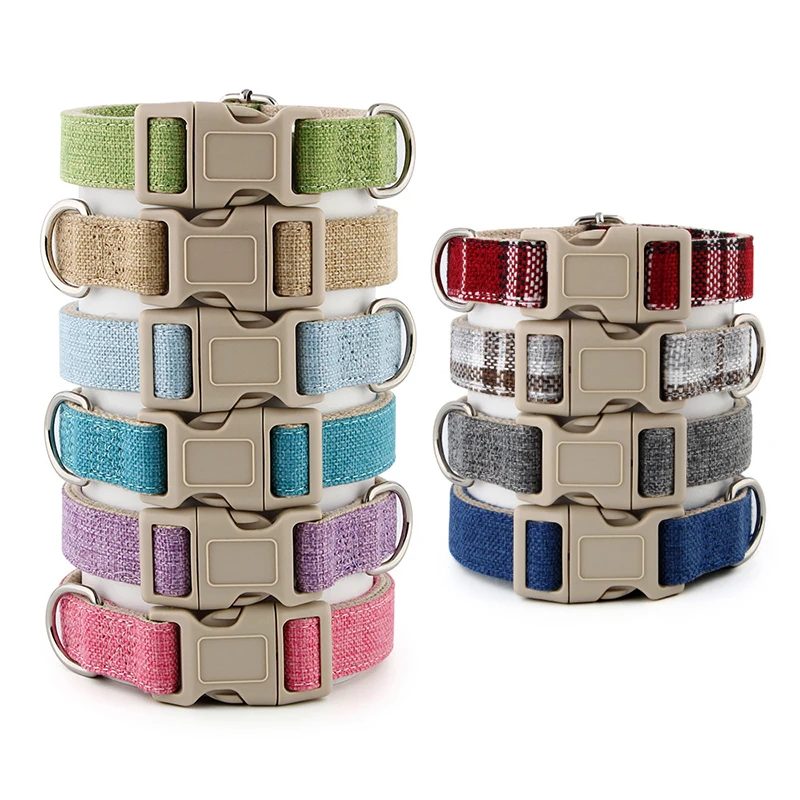 Adjustable Classic Eco-friendly Cotton-linen Pet Collar Soft Anti-allergy Fashion Printed Teddy Pudalo Dog Collar Obroża Dla Psa
Adjustable Classic Eco-friendly Cotton-linen Pet Collar Soft Anti-allergy Fashion Printed Teddy Pudalo Dog Collar Obroża Dla Psa