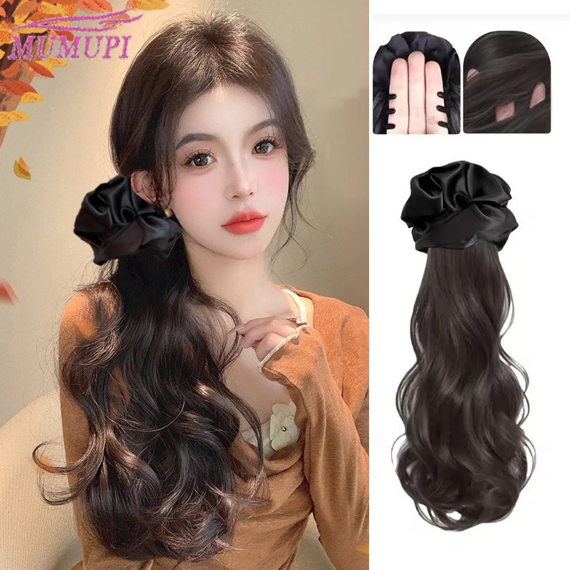 Black Hair Ring Claw Clip Synthetic Autumn And Winter Temperament Korean Style Layered Curly Ponytail Low Tie Natural Ponytail
Black Hair Ring Claw Clip Synthetic Autumn And Winter Temperament Korean Style Layered Curly Ponytail Low Tie Natural Ponytail