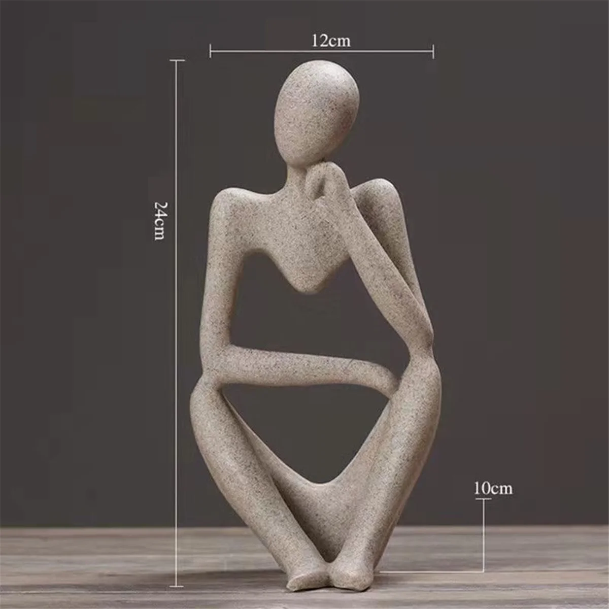 Premium 1Pcs Minimalist Decor Abstract Thinker Statue Sculpture Set, Neutral Home Decor Mini Sandstone Thinker Figurines-B
Premium 1Pcs Minimalist Decor Abstract Thinker Statue Sculpture Set, Neutral Home Decor Mini Sandstone Thinker Figurines-B