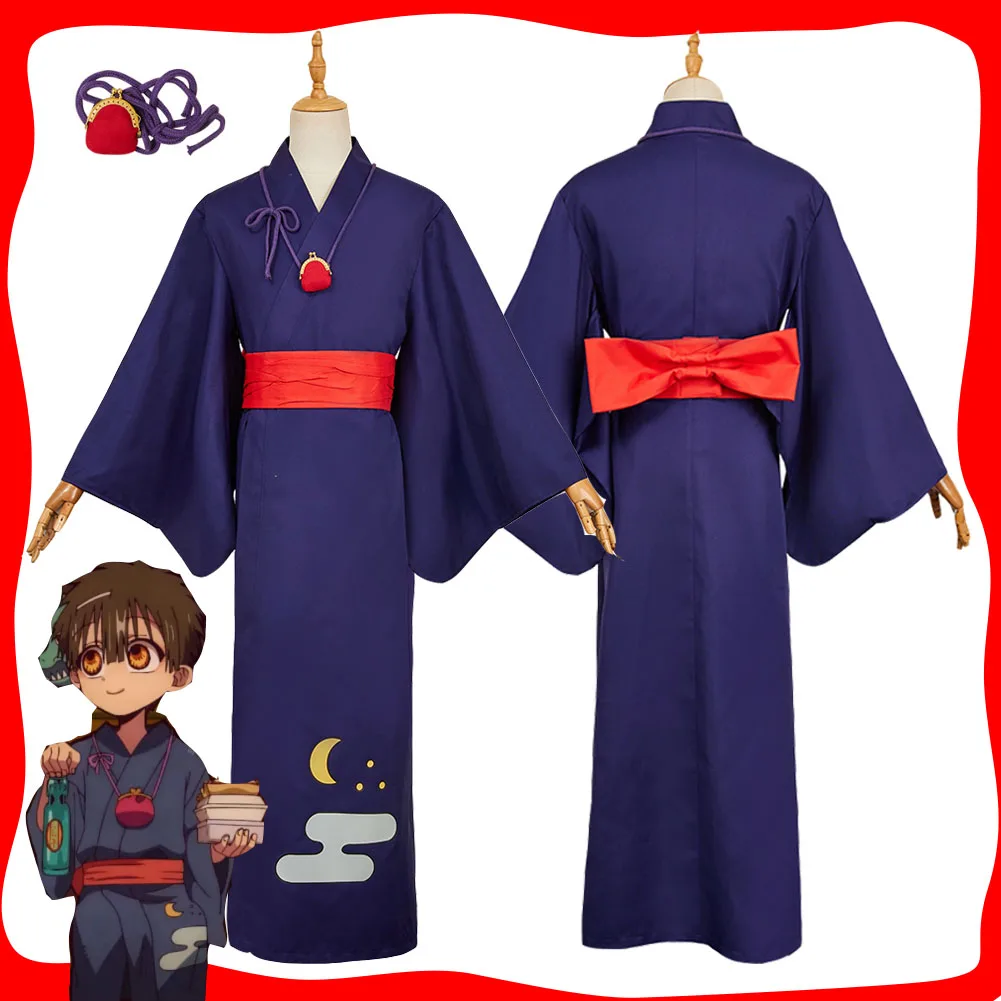 Anime Disguise Hanako Kun Cosplay Men Fantasia Purple Kimono Costume for Adult Male Dress Up Outfits Halloween Carnival Suit
Anime Disguise Hanako Kun Cosplay Men Fantasia Purple Kimono Costume for Adult Male Dress Up Outfits Halloween Carnival Suit