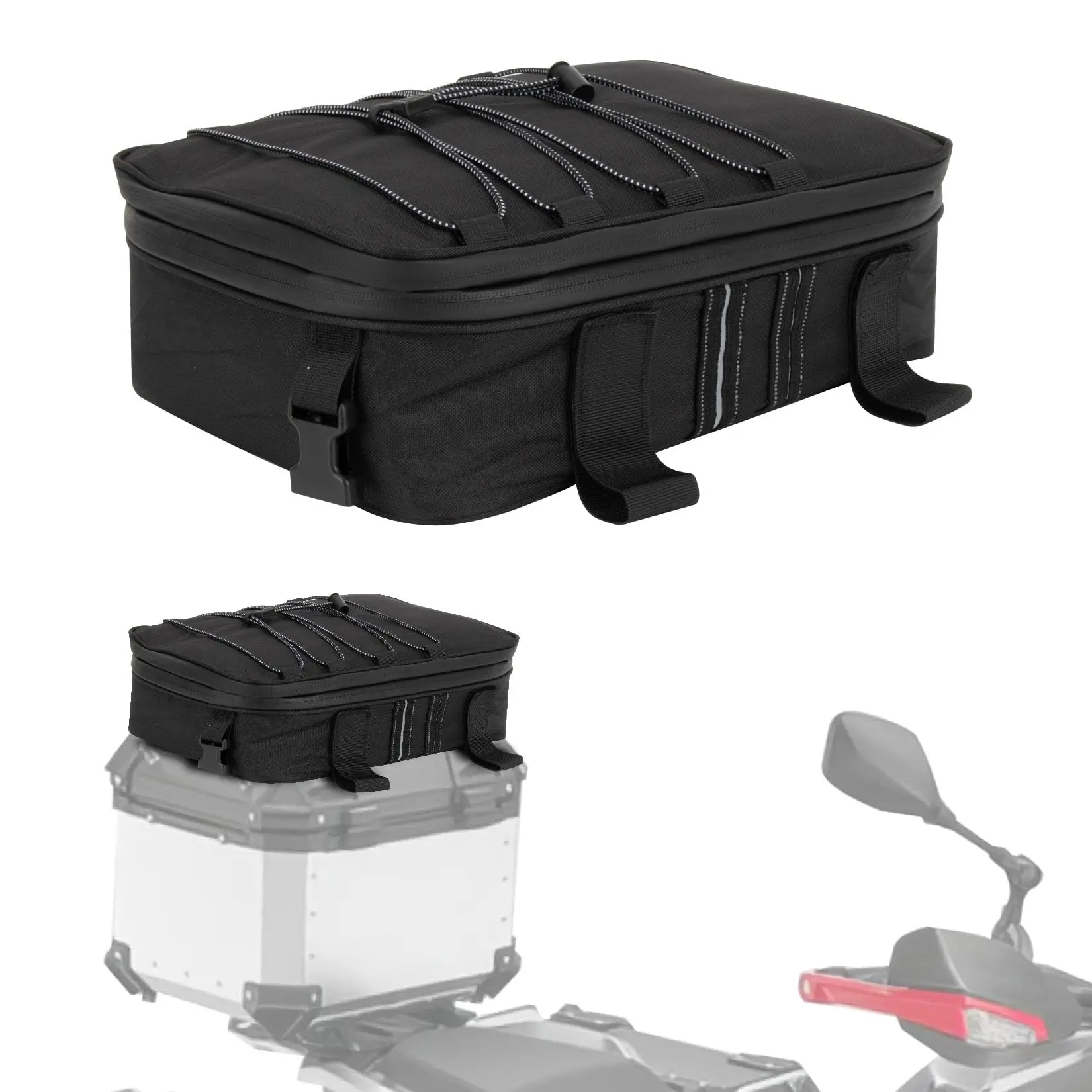 Waterproof Motorcycle Rear Luggage Bag Pannier Top Bag for BMW R1200GS R1250GS Adventure 2013-2017 F650GS F700GS
Waterproof Motorcycle Rear Luggage Bag Pannier Top Bag for BMW R1200GS R1250GS Adventure 2013-2017 F650GS F700GS