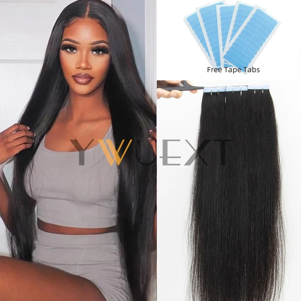 Long Straight Tape In Human Hair Extensions Natural Silky Hair Extensions 100% Remy Skin Weft Adhesive Glue For Salon 20pcs/pack
Long Straight Tape In Human Hair Extensions Natural Silky Hair Extensions 100% Remy Skin Weft Adhesive Glue For Salon 20pcs/pack
