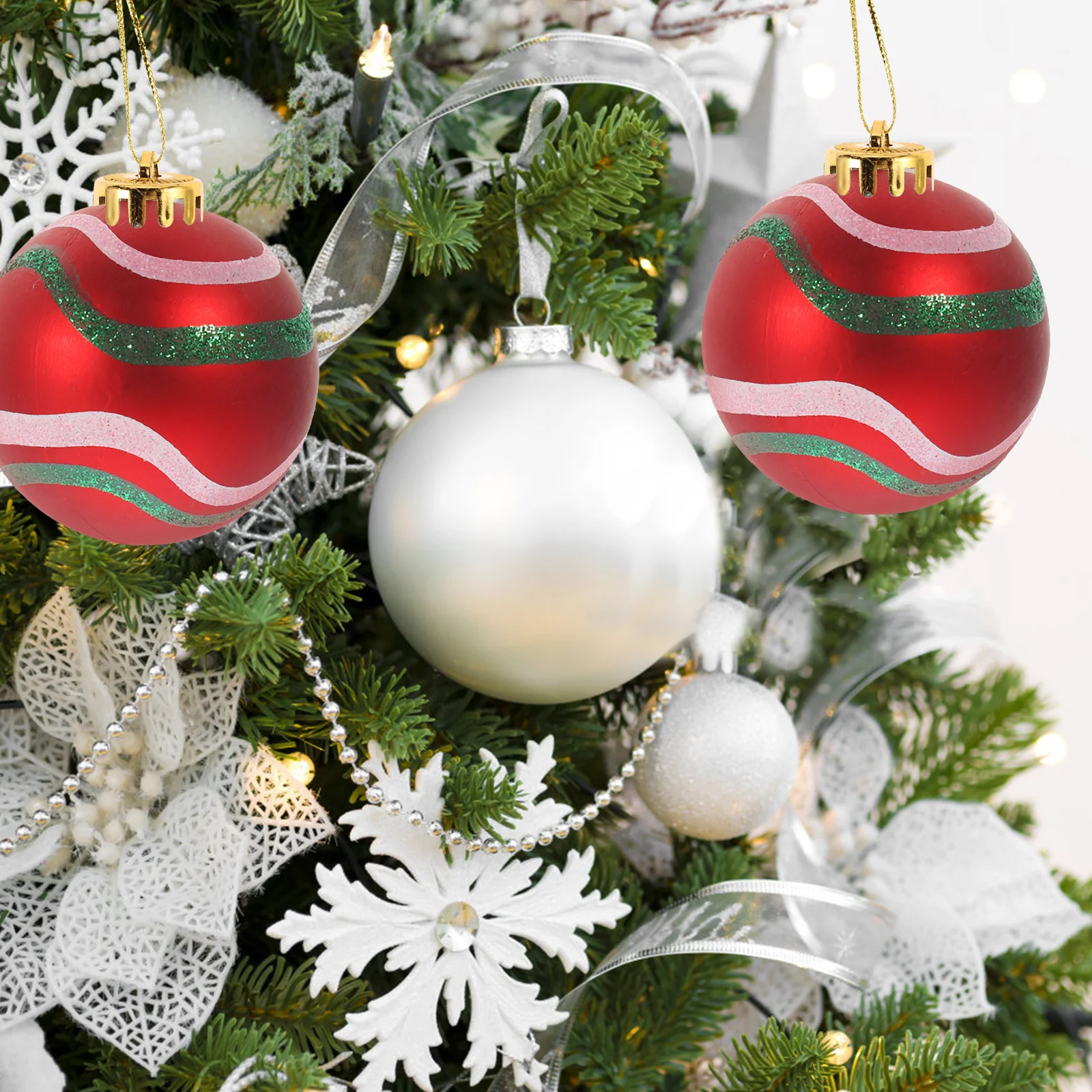 100Pcs Christmas Ornament Caps 2Cm Holiday Bauble Caps for DIY Tree Decoration Plastic Replacement Hangers Shatterproof Ball Cap
100Pcs Christmas Ornament Caps 2Cm Holiday Bauble Caps for DIY Tree Decoration Plastic Replacement Hangers Shatterproof Ball Cap