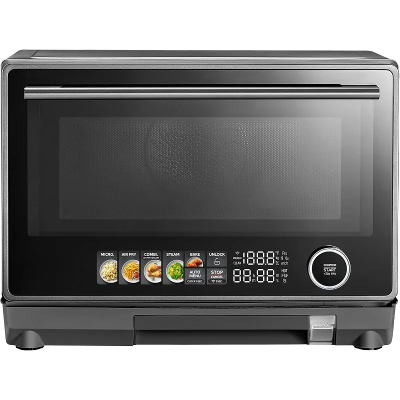 4-in-1 Multifunctional Microwave Steam Oven, Combo Air Fryer, 32 Auto Functions, Adjustable Power and Temperature, 0.9CU.FT./23L
4-in-1 Multifunctional Microwave Steam Oven, Combo Air Fryer, 32 Auto Functions, Adjustable Power and Temperature, 0.9CU.FT./23L