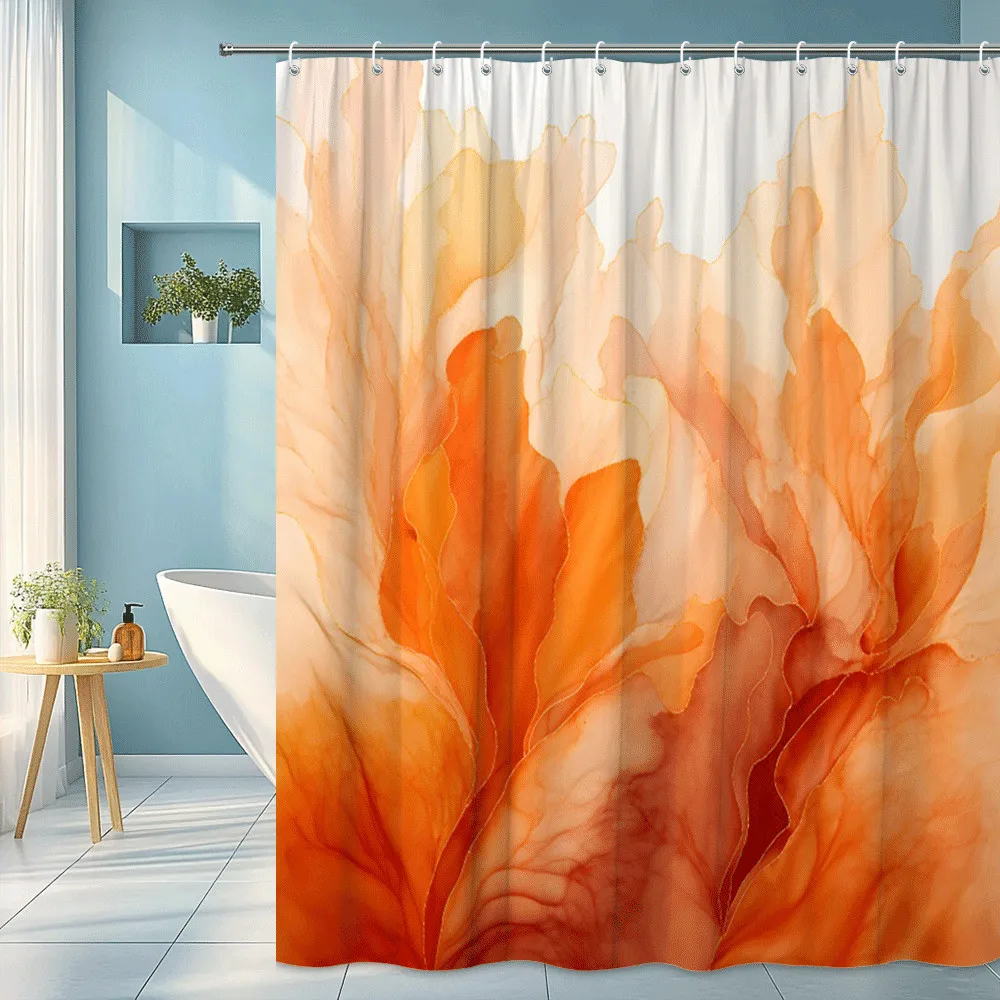 Абстрактная занавеска для душа с оранжевыми листьями, акварельный стиль, осенний декор природы, теплая современная водонепроницаемая занавеска для ванной комнаты, улучшите свое пространство
Абстрактная занавеска для душа с оранжевыми листьями, акварельный стиль, осенний декор природы, теплая современная водонепроницаемая занавеска для ванной комнаты, улучшите свое пространство
