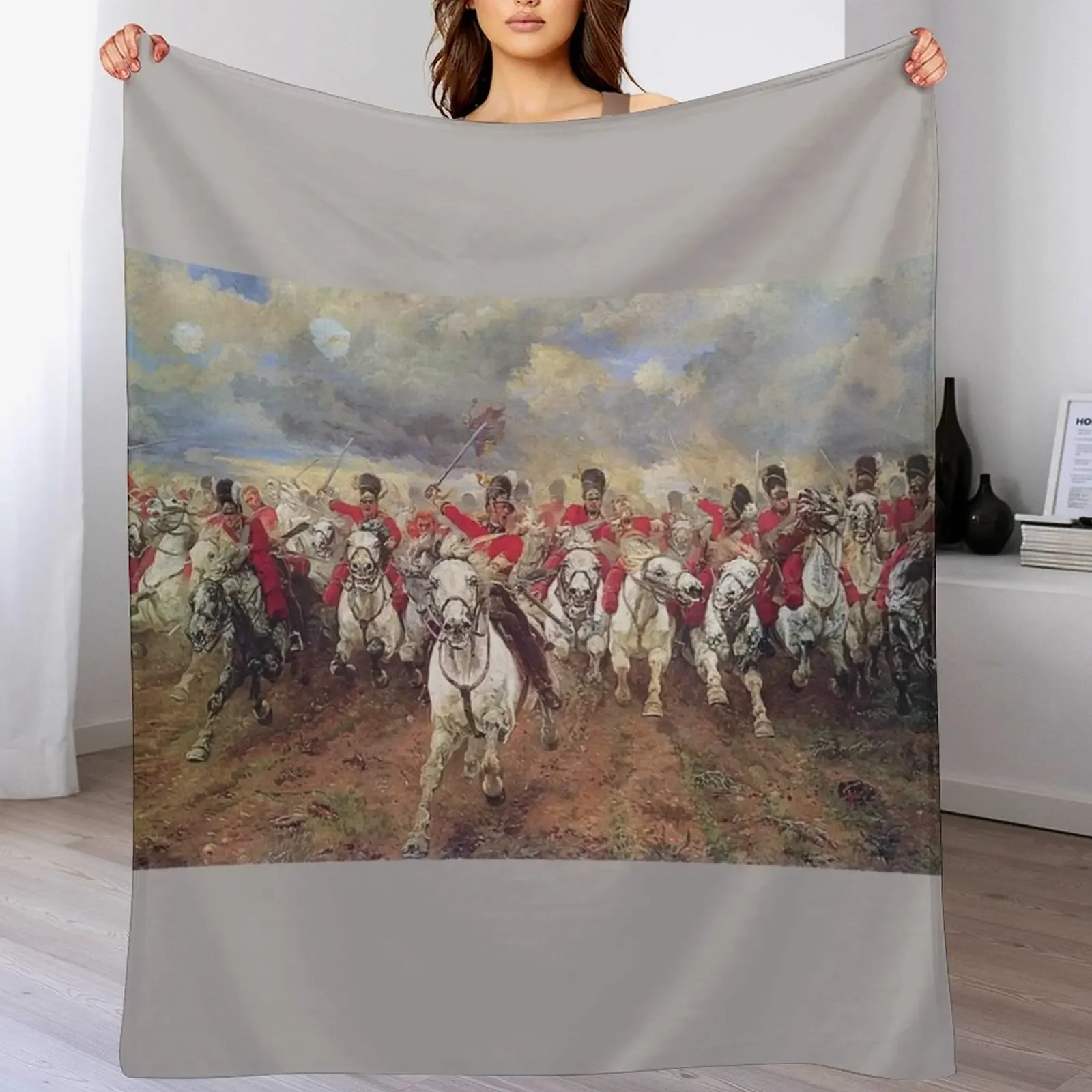Charge of the Scots Greys at Waterloo Throw Blanket Moving Decorative Sofa Summer Designers Blankets
Charge of the Scots Greys at Waterloo Throw Blanket Moving Decorative Sofa Summer Designers Blankets