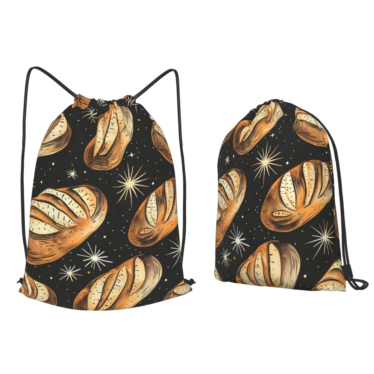 Sourdough Bread Seamless Backpacks Portable Drawstring Bags Sports Bag Book Bags for Travel School
Sourdough Bread Seamless Backpacks Portable Drawstring Bags Sports Bag Book Bags for Travel School