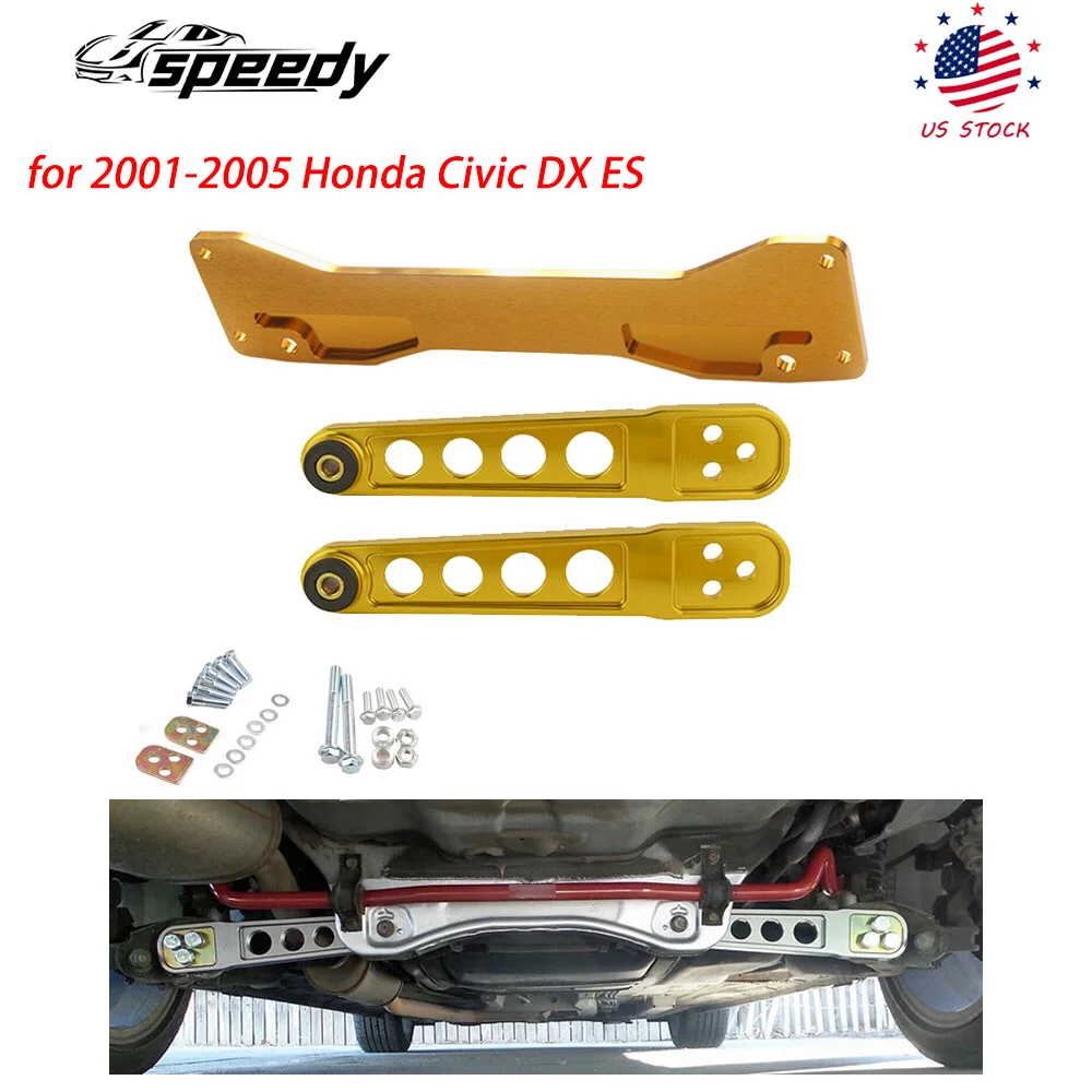 Lower Suspension Control Arm Subframe Brace Bar for 2001-2005 Honda Civic DX ES Gold
Lower Suspension Control Arm Subframe Brace Bar for 2001-2005 Honda Civic DX ES Gold