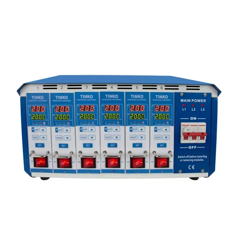 6 Zone Hot Sale Plastic Injection Molding Temperature Controller for Hot Runner System
6 Zone Hot Sale Plastic Injection Molding Temperature Controller for Hot Runner System