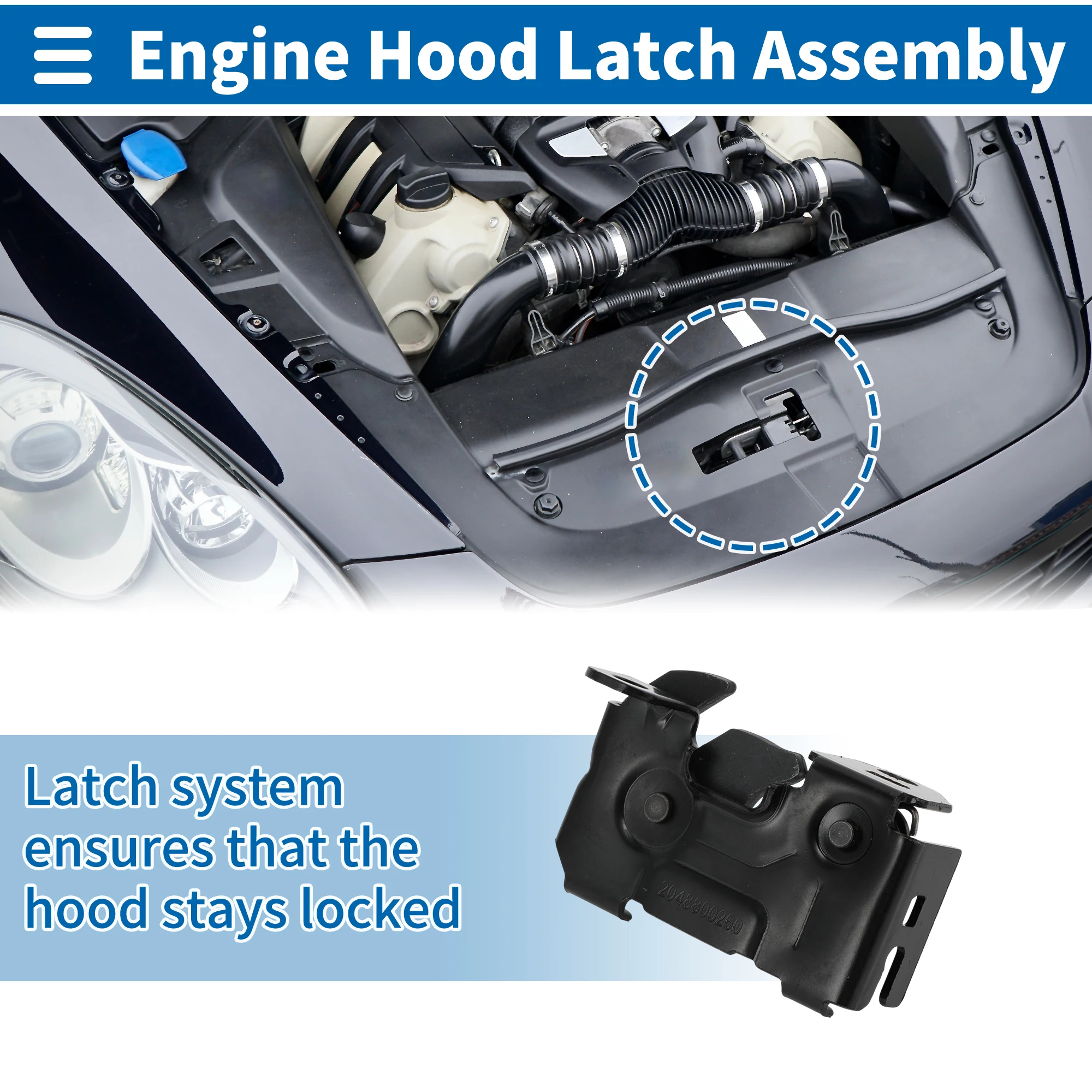 UXCELL Защелка капота в сборе для Mercedes-Benz C250 2012-2015 No A2048800260 1 шт.
UXCELL Защелка капота в сборе для Mercedes-Benz C250 2012-2015 No A2048800260 1 шт.