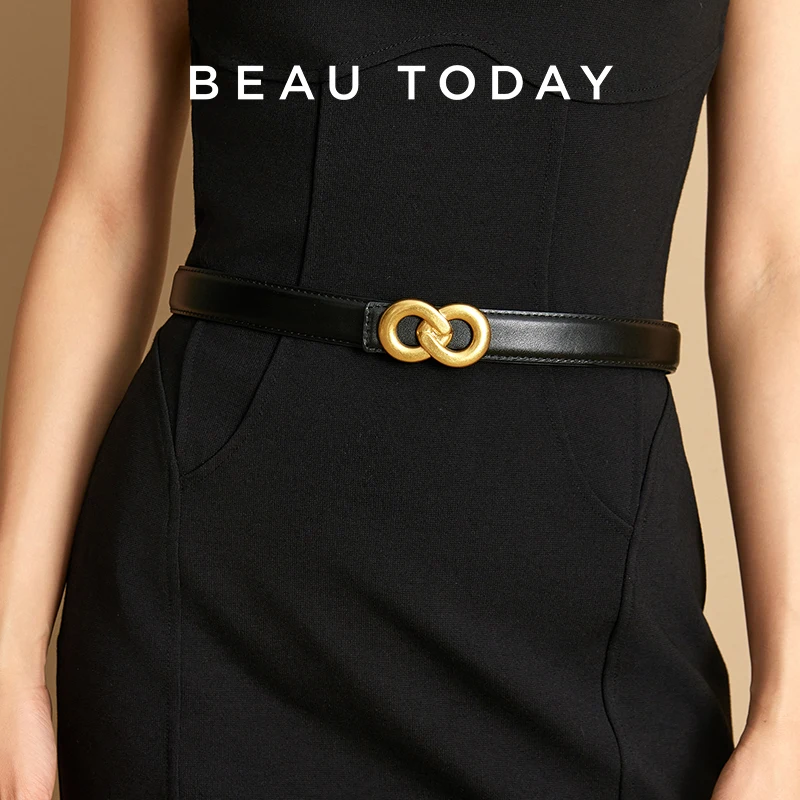 BEAUTODAY Luxury Belts Women Genuine Leather Golden Buckle Solid Color Ladies Cowhide Waistband Accessories Handmade 91111
BEAUTODAY Luxury Belts Women Genuine Leather Golden Buckle Solid Color Ladies Cowhide Waistband Accessories Handmade 91111