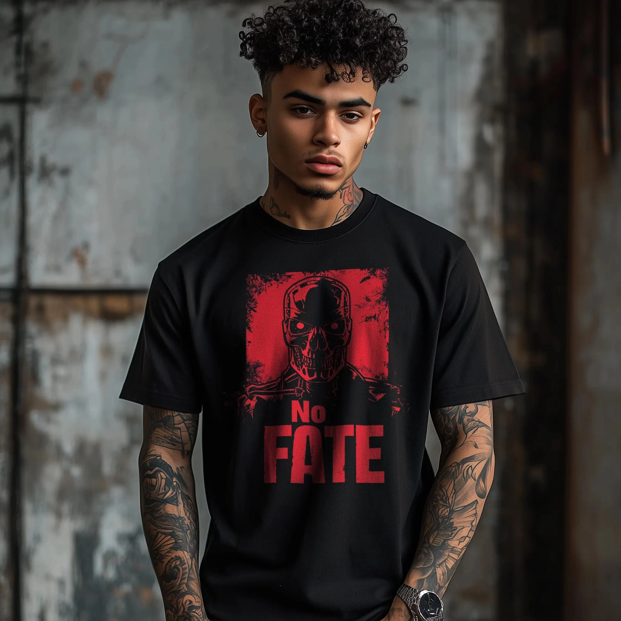 Футболка Terminator No Fate 2, черная футболка, летняя мужская и женская свободная и дышащая футболка, топ
Футболка Terminator No Fate 2, черная футболка, летняя мужская и женская свободная и дышащая футболка, топ