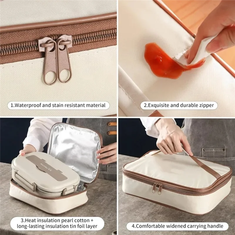 Multifunctional 4-Compartment Portable Lunch Box Portable Thermal Insulation Lunch Box With Tableware Accessories-AA26
Multifunctional 4-Compartment Portable Lunch Box Portable Thermal Insulation Lunch Box With Tableware Accessories-AA26