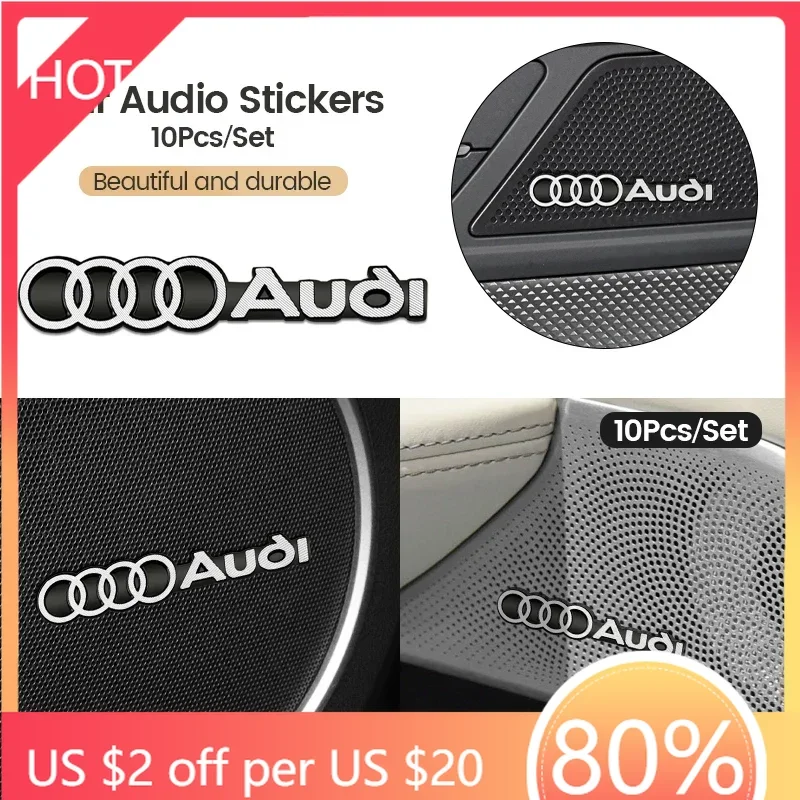 2025 Hot 10pcs For Audi A1 A3 A4 B8 8P 8V A6 C7 A5 Q5 B7 B6 B9 A7 A8 RS Q3 Q7 Q2 car audio decorate 3D Aluminum Badge Emblem Sti
2025 Hot 10pcs For Audi A1 A3 A4 B8 8P 8V A6 C7 A5 Q5 B7 B6 B9 A7 A8 RS Q3 Q7 Q2 car audio decorate 3D Aluminum Badge Emblem Sti