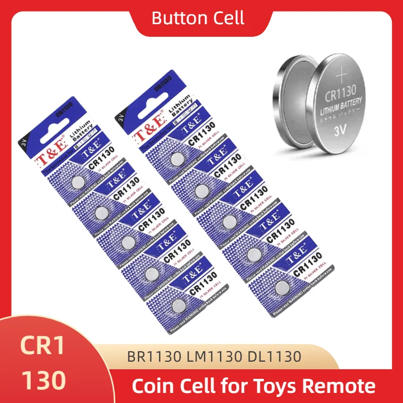 Wholesale5-100PCS 3V CR1130 Lithium Button Battery KL1130 BR1130 LM1130 DL1130 CR 1130 Coin Cell Watch Batteries for Toys Remote
Wholesale5-100PCS 3V CR1130 Lithium Button Battery KL1130 BR1130 LM1130 DL1130 CR 1130 Coin Cell Watch Batteries for Toys Remote