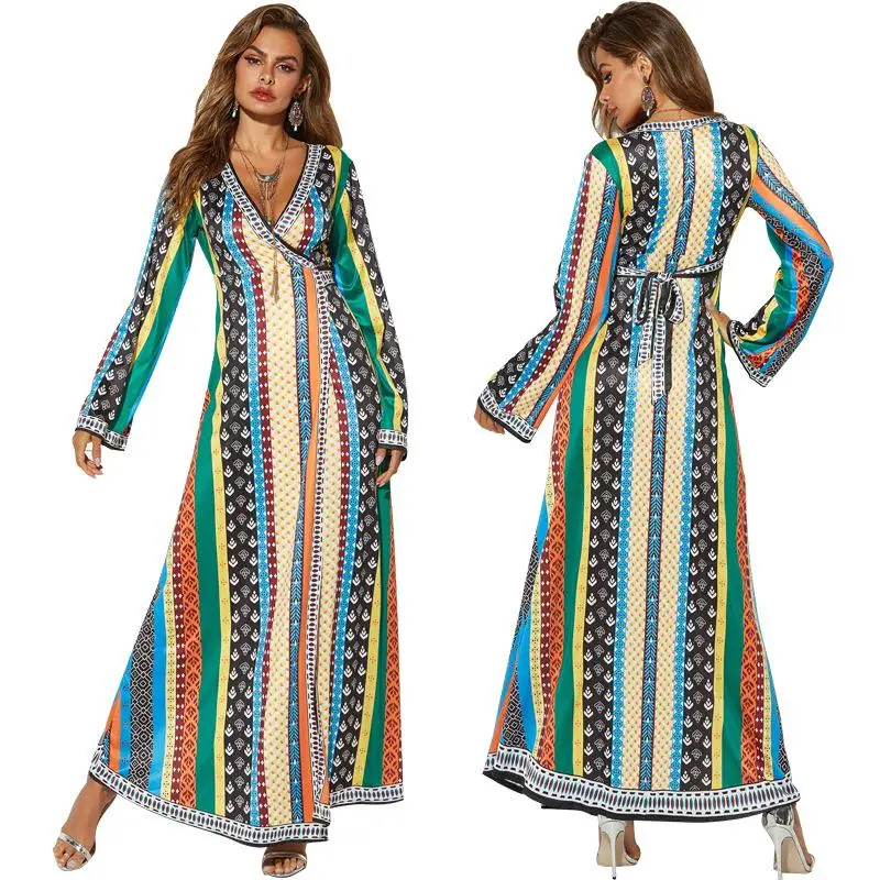 Women's Printed Strap Long Sved Collar Dr Elastic Waist Regular Sve Length V-ne Maxi Dr Busin Casual Home Wear
Women's Printed Strap Long Sved Collar Dr Elastic Waist Regular Sve Length V-ne Maxi Dr Busin Casual Home Wear