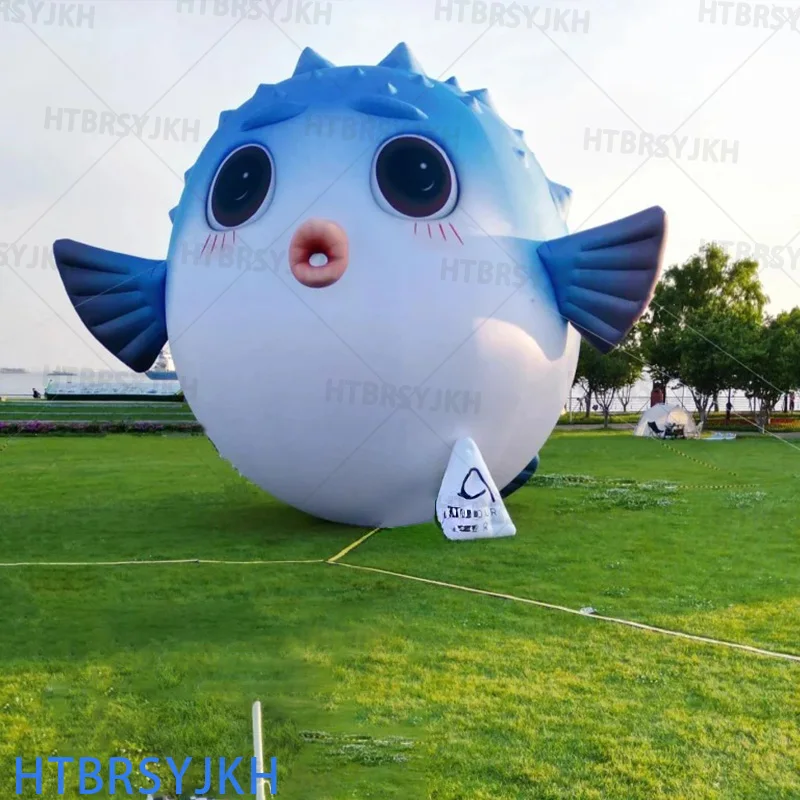 Inflatable pufferfish, blue pufferfish outdoor camping, aquatic animals Ocean Festival attractions decorative props
Inflatable pufferfish, blue pufferfish outdoor camping, aquatic animals Ocean Festival attractions decorative props