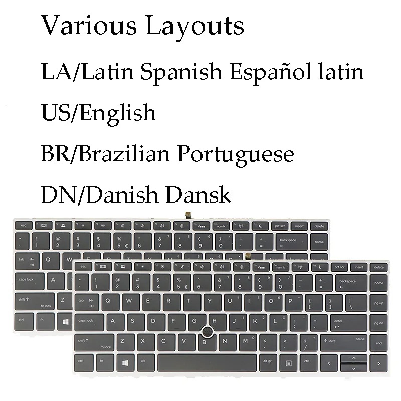 Клавиатура для ноутбука HP ProBook 640 G4 645 G4 640 g5 645 g5 430 G5 440 G5 445 G5 440 g5 X360 G1 Датская, испанская, американская, Бразильская
Клавиатура для ноутбука HP ProBook 640 G4 645 G4 640 g5 645 g5 430 G5 440 G5 445 G5 440 g5 X360 G1 Датская, испанская, американская, Бразильская