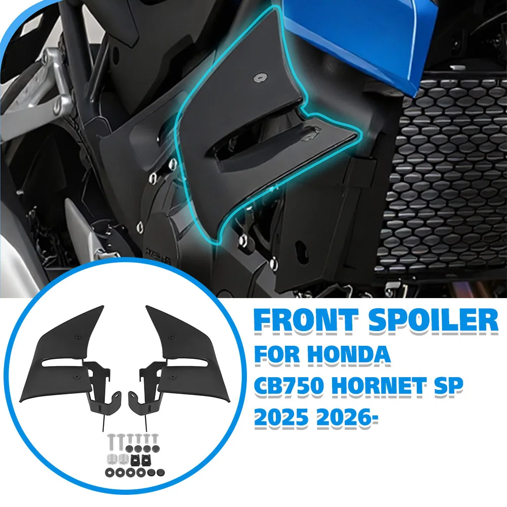 For Honda CB750 Hornet CB 750 2025 Motorcycle Front Downforce Spoiler Aerodynamic Naked Side Fairing Winglet Wing Deflector
For Honda CB750 Hornet CB 750 2025 Motorcycle Front Downforce Spoiler Aerodynamic Naked Side Fairing Winglet Wing Deflector