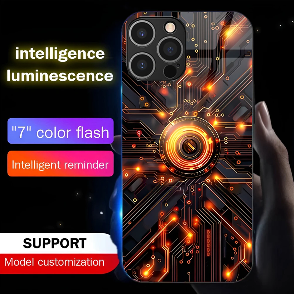 Machinery Technology LED Light Glow Luminous Tempered Glass Back Phone Case For Samsung S25 S24 S23 S22 S21 S20 FE Plus Ultra
Machinery Technology LED Light Glow Luminous Tempered Glass Back Phone Case For Samsung S25 S24 S23 S22 S21 S20 FE Plus Ultra