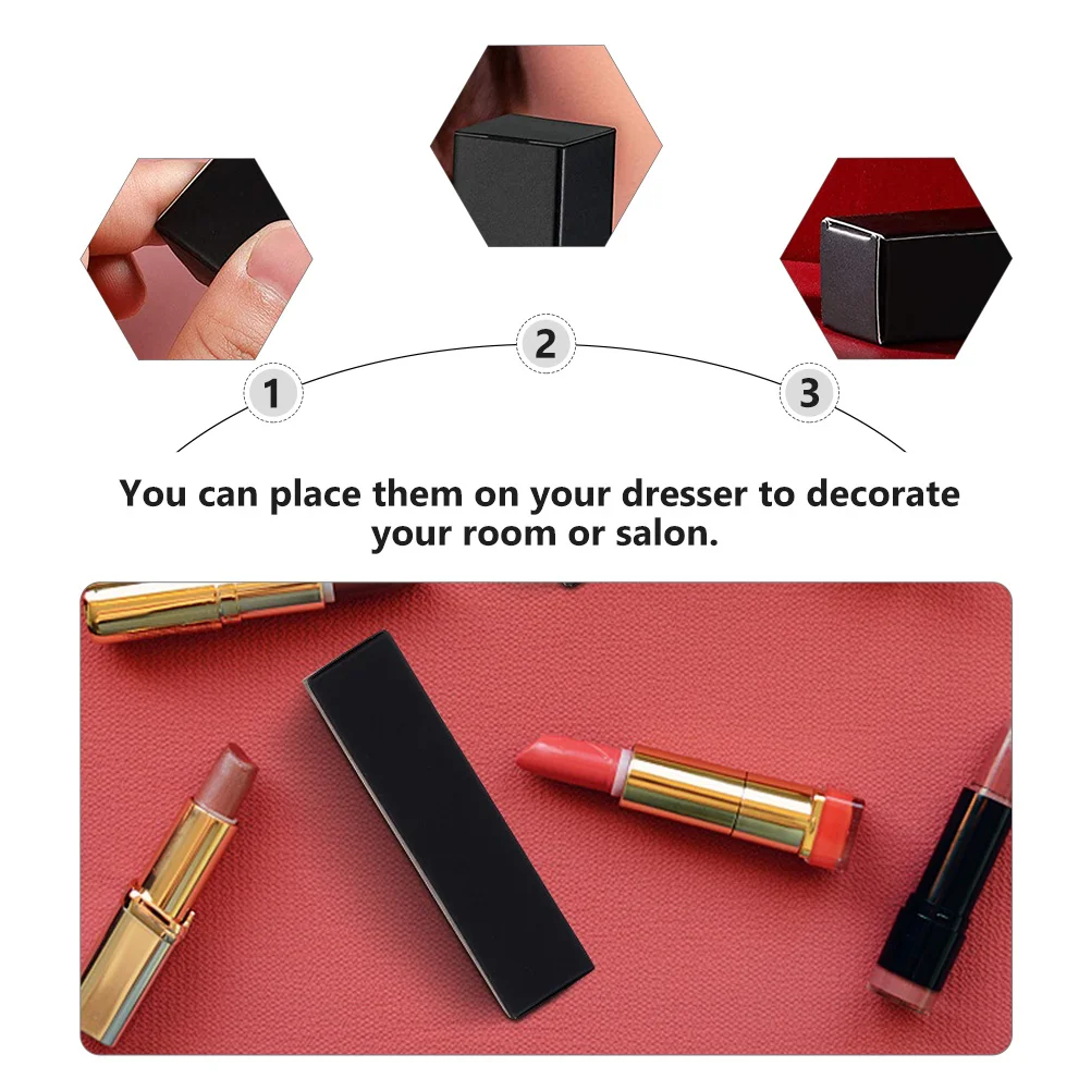 50Pcs Black Paper Lipstick Packing Boxes Empty Lip Gloss Containers Gift Packing Box for Travel Cosmetics Storage
50Pcs Black Paper Lipstick Packing Boxes Empty Lip Gloss Containers Gift Packing Box for Travel Cosmetics Storage