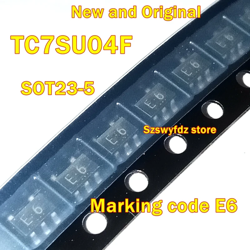 5Pcs to 100Pcs New Original Tc7Su04F Sot23-5 Sot-153 Marking Code E6 Inverter
5Pcs to 100Pcs New Original Tc7Su04F Sot23-5 Sot-153 Marking Code E6 Inverter