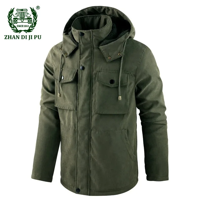 Winter Mens Parkas Jacket Warm Thicken Coat Cotton Casual Windproof Military Hooded Thermal Cargo Tactical Outerwear Parka Coats
Winter Mens Parkas Jacket Warm Thicken Coat Cotton Casual Windproof Military Hooded Thermal Cargo Tactical Outerwear Parka Coats