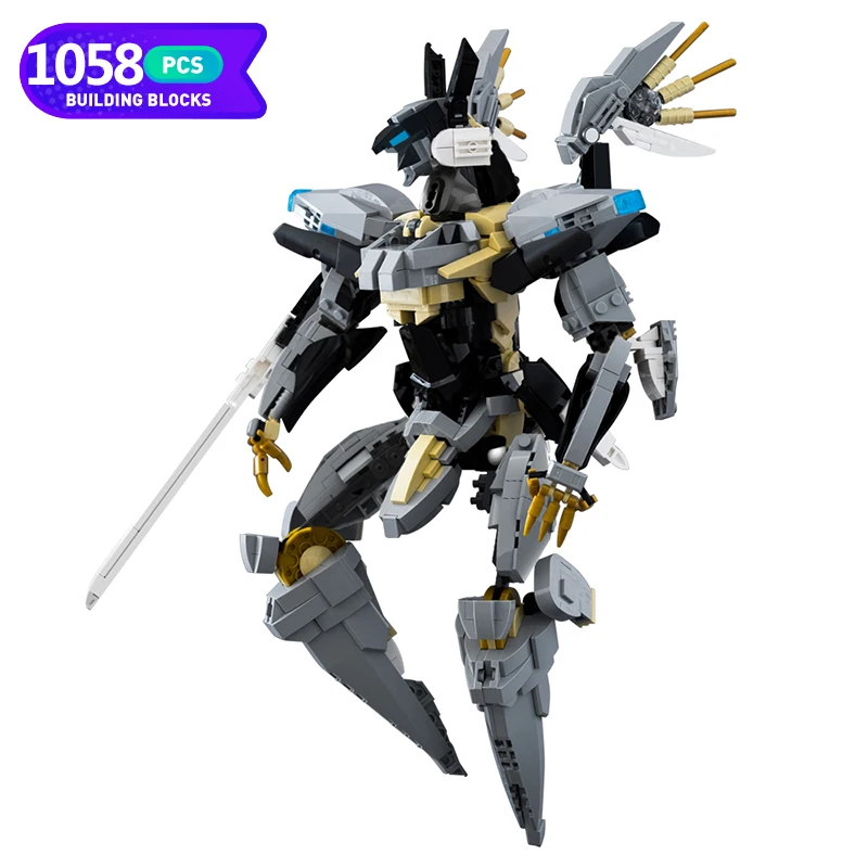 Экшн-фигурка робота Moc Mech Jehuty, строительные блоки, модель для игр, серия «война», механический робот, кирпичи, игрушка, подарок для детей
Экшн-фигурка робота Moc Mech Jehuty, строительные блоки, модель для игр, серия «война», механический робот, кирпичи, игрушка, подарок для детей