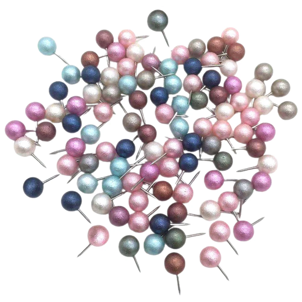 100 Pcs Map Pin Pearl Ball Pushpin Bulletin Straight Metal Pins for Crafts Pearlized Head
100 Pcs Map Pin Pearl Ball Pushpin Bulletin Straight Metal Pins for Crafts Pearlized Head