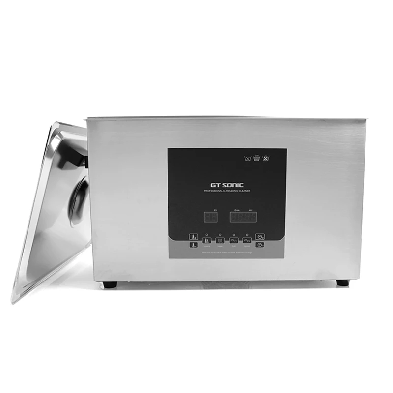 GT SONIC 20L Electric Large Tank Capacity 400W Ultrasonic Lab Equipment Cleaner with Heating Function Adjustable Timer Setting
GT SONIC 20L Electric Large Tank Capacity 400W Ultrasonic Lab Equipment Cleaner with Heating Function Adjustable Timer Setting
