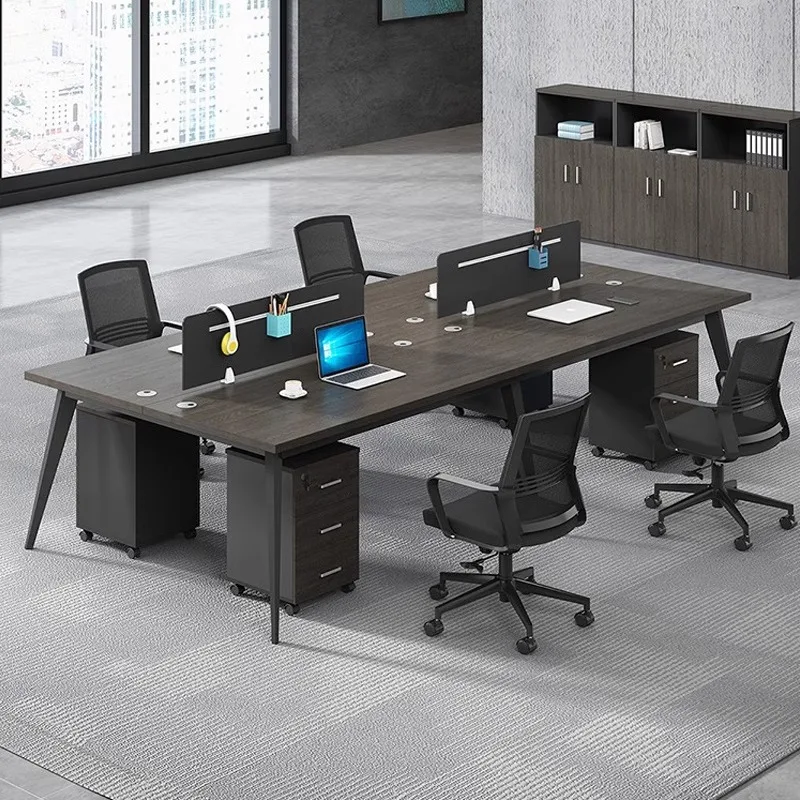 Modern Wooden Modular Standing Desk and Chair Combination for Home Office with 4/4/6 Configurations and Screen
Modern Wooden Modular Standing Desk and Chair Combination for Home Office with 4/4/6 Configurations and Screen