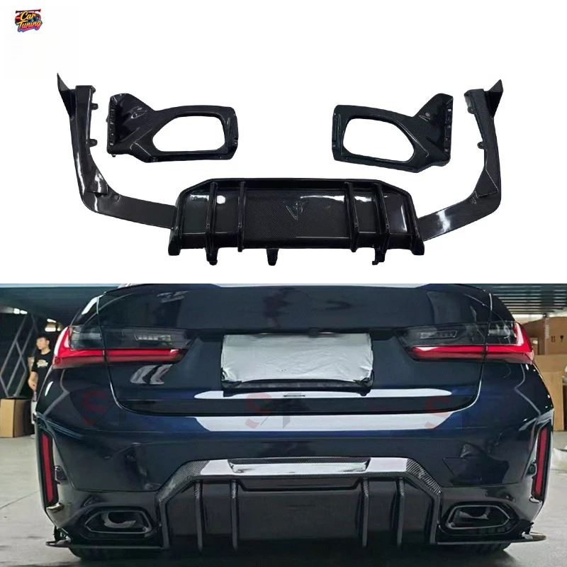 Suitable for BMW 3 Series G20 G28 carbon fiber rear lip FD model rear bumper diffuser car modification tail lip
Suitable for BMW 3 Series G20 G28 carbon fiber rear lip FD model rear bumper diffuser car modification tail lip
