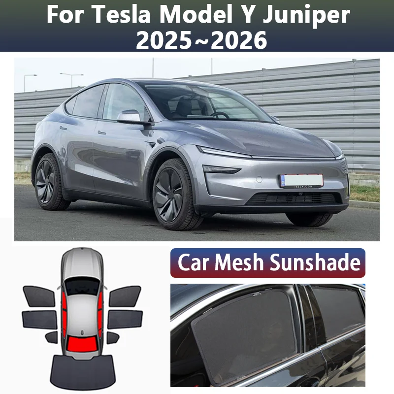 Car Sun Visor For Tesla Model Y Juniper 2025 2026 Mesh Sunshade Window Shades Stickers Coverage Curtains Auto Parts Accessories
Car Sun Visor For Tesla Model Y Juniper 2025 2026 Mesh Sunshade Window Shades Stickers Coverage Curtains Auto Parts Accessories
