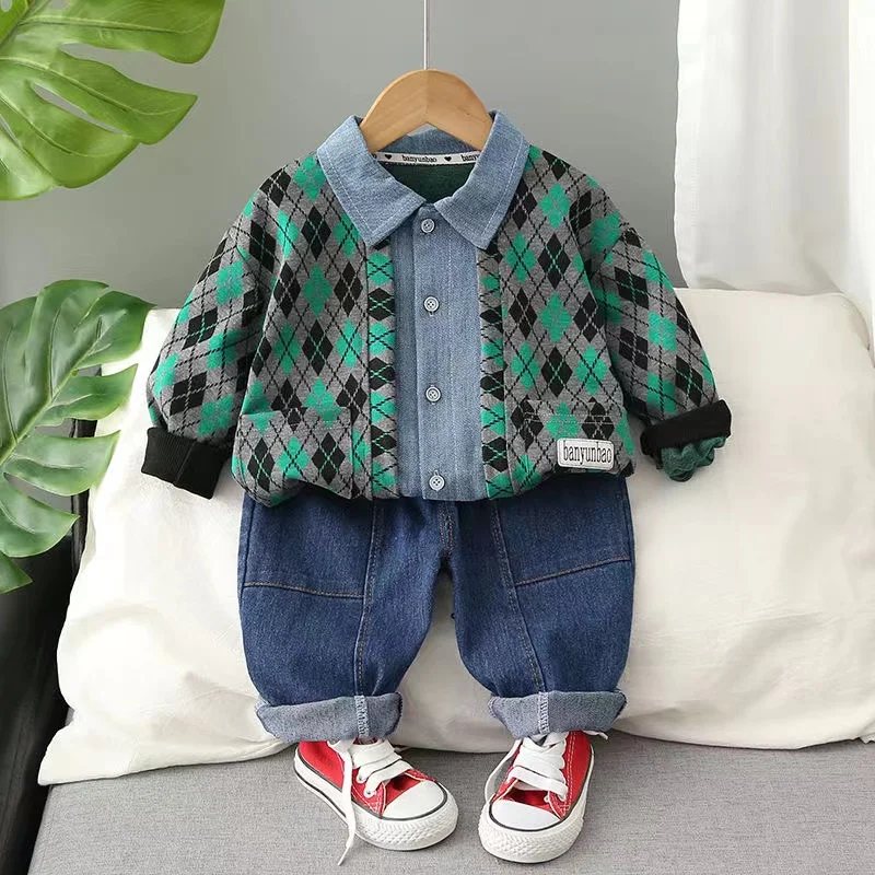 Fashion Design Tracksuit For Boy Spring Autumn Baby Toddler Clothing Sets Cotton 2pcs Clothes Suit Kids Casual Sets
Fashion Design Tracksuit For Boy Spring Autumn Baby Toddler Clothing Sets Cotton 2pcs Clothes Suit Kids Casual Sets