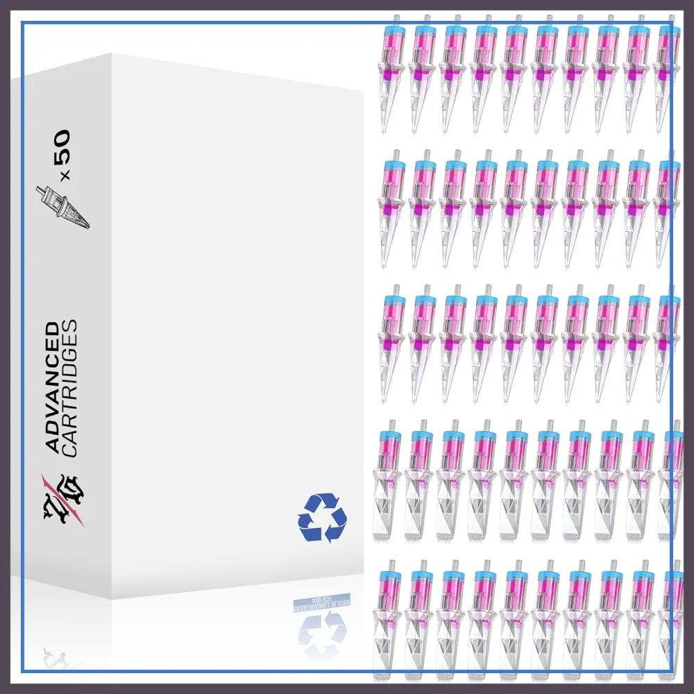 50Pcs Tattoo Cartridge Needles Assorted Mixed Size #12 Round Liner 3RL 5RL 7RL 7RM 9RM for Beginners
50Pcs Tattoo Cartridge Needles Assorted Mixed Size #12 Round Liner 3RL 5RL 7RL 7RM 9RM for Beginners