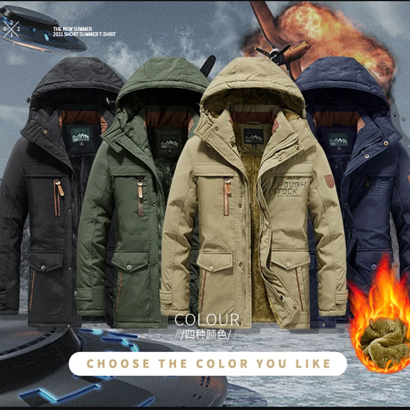 coats offer free shipping Cotton-padded Jacket Men Extra Warmth Fat Medium Long Multi-pocket Cotton-padded Jacket Winter Coats
coats offer free shipping Cotton-padded Jacket Men Extra Warmth Fat Medium Long Multi-pocket Cotton-padded Jacket Winter Coats