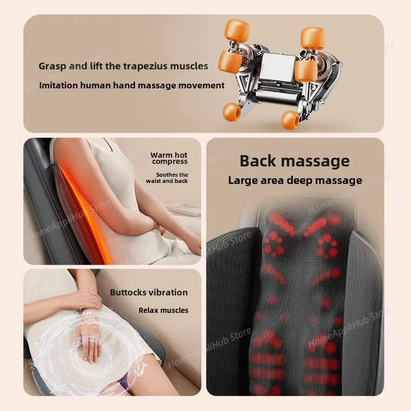 Lumbar and Neck Multi-function Cervical Spine Massage Home Automatic Hot Compress Kneading Massage Pad back massager massager
Lumbar and Neck Multi-function Cervical Spine Massage Home Automatic Hot Compress Kneading Massage Pad back massager massager